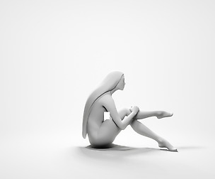 Woman sitting 3