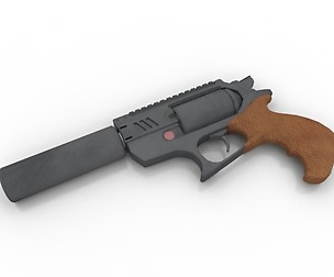 Silenced Revolver