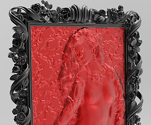 Nude girl relief - 022