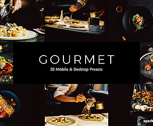 20 Gourmet Lightroom Presets and LUTs
