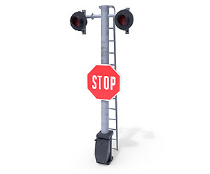 Rail Crossing Traffic Light 5