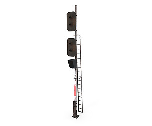 Train Traffic Light Weathered 2