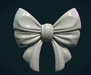 Bow Ribbon relief