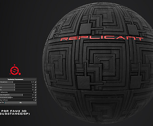Replicant tile - Blade Runner / Frank Lloyd Wright