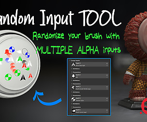 Scatter Random Input while Painting