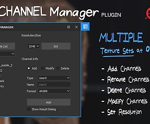 TM Channel Manager - Substance Painter Plugin