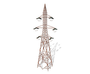 Electricity Pole 7 Weathered