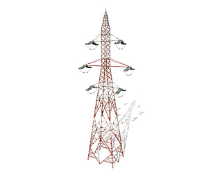 Electricity Pole 8 Weathered
