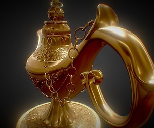 Magic lamp 3d print model