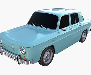 Renault 8 Light Blue