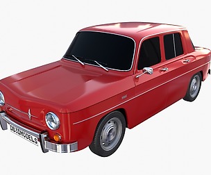 Renault 8 Red