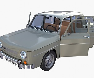 Dacia 1100 with interior Gray