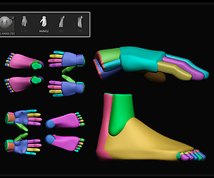 IMM BRUSH – HANDS AND FEETS FOR ZBRUSH