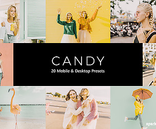 20 Candy Lightroom Presets and LUTs