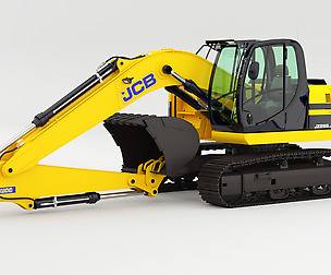 JCB-JZ255 EXCVATOR RIGGED 3D MODEL