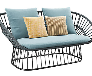 Cala 2 Seater Garden sofa by Kettal