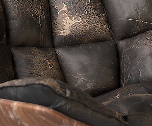 Old leather chair