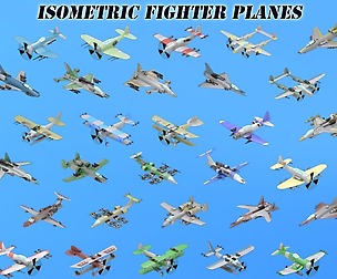Isometric Fighter Planes