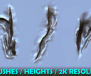 Zbrush - Metal Damage Brushes