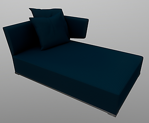 Amoenus sofa Set2 Baja Navy