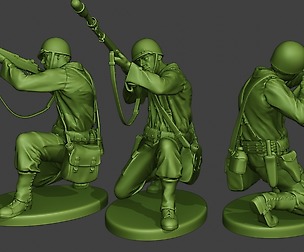 American soldier ww2 M7 Grenade A10