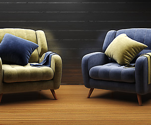 Studio  Fabric Armchair