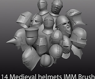 Medievel helmets IMM brush.