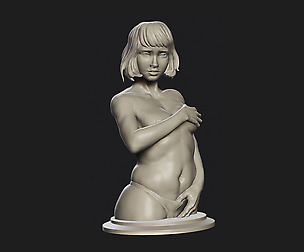 Lust Girl 3D print model