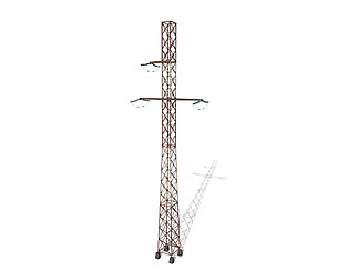Electricity Pole 16 Weathered