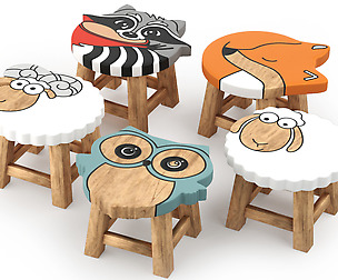 kids furniture01-animal chairs