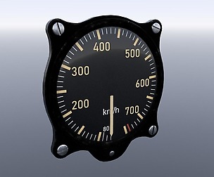 GERMAN AIRSPEED INDICATOR