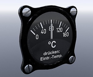 GERMAN OIL TEMPERATURE GAUGE
