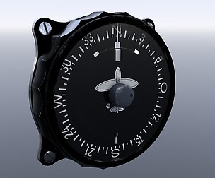 GERMAN REPEATER COMPASS GAUGE