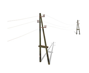 Electricity Pole 23 Weathered