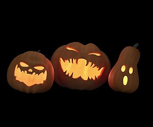 Halloween Pumpkins (Rigged and animated)