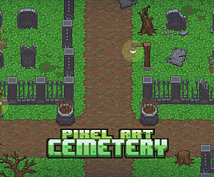 Pixel Art Cemetery