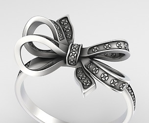 Silver Ring Ribbon