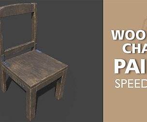Wooden Chair Texturing Tutorial + Asset