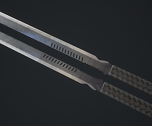 GAMEREADY -LONG STEEL BLADE 3D