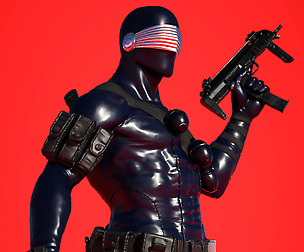 Snake Eyes 3D Printable Model