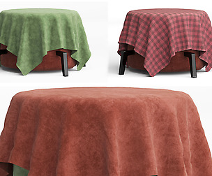 Round ottoman