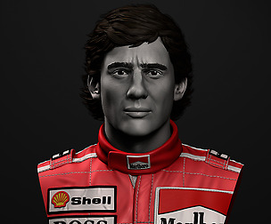 Ayrton Senna Bust