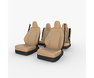 Tesla Model Y Seats Cream