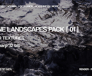 8K Alpine landscapes pack | 97 textures | 32 bit