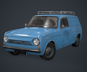 Retro 1970s UK Car