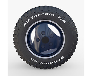 Range Rover Classic Wheel BF Goodrich Mud