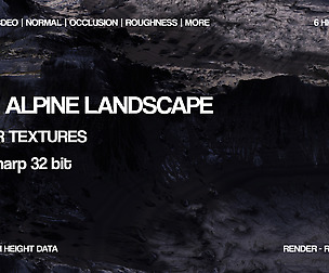 Free 8K Alpine landscape