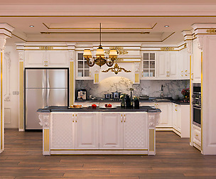 Classic Gold Kitchen