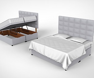 Hygena Lavendon bed