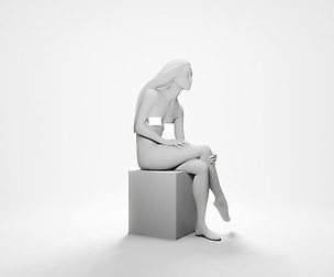 Woman sitting 11
